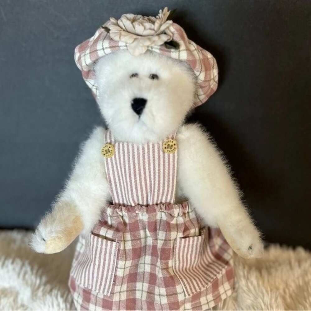 Boyd's Bears "Rosie B Goodbear" 10" Bear with adoption certificate y2k